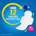 thumbnail image 4 of Stayfree Secure Extra Large Cottony Soft Cover Sanitary Pads for Women with Wings, 40 Pads, 4 of 5
