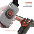 thumbnail image 2 of Bike Phone Mount for Mountain Bicycle, Universal Aluminum Road Bike Stem Cap Cell Phone Holder, (Connect Quickly), 2 of 5