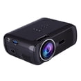thumbnail image 4 of Mini Proyectores Portátiles 1080P Video 800x480 Para Home Party JP Black Negro BLESIY Mini proyector, 4 of 8