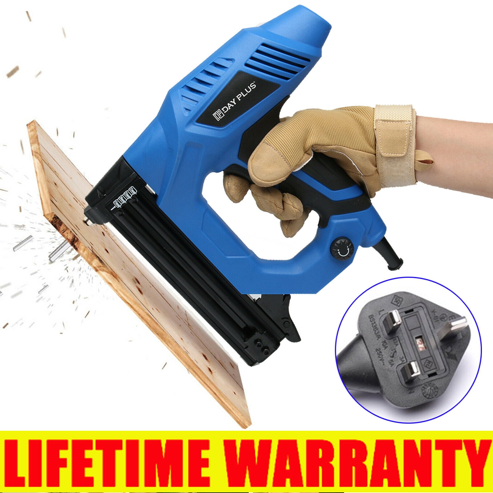 Bowoshen Electric Nail Gun,100 Nails High Strength Electric Nailer