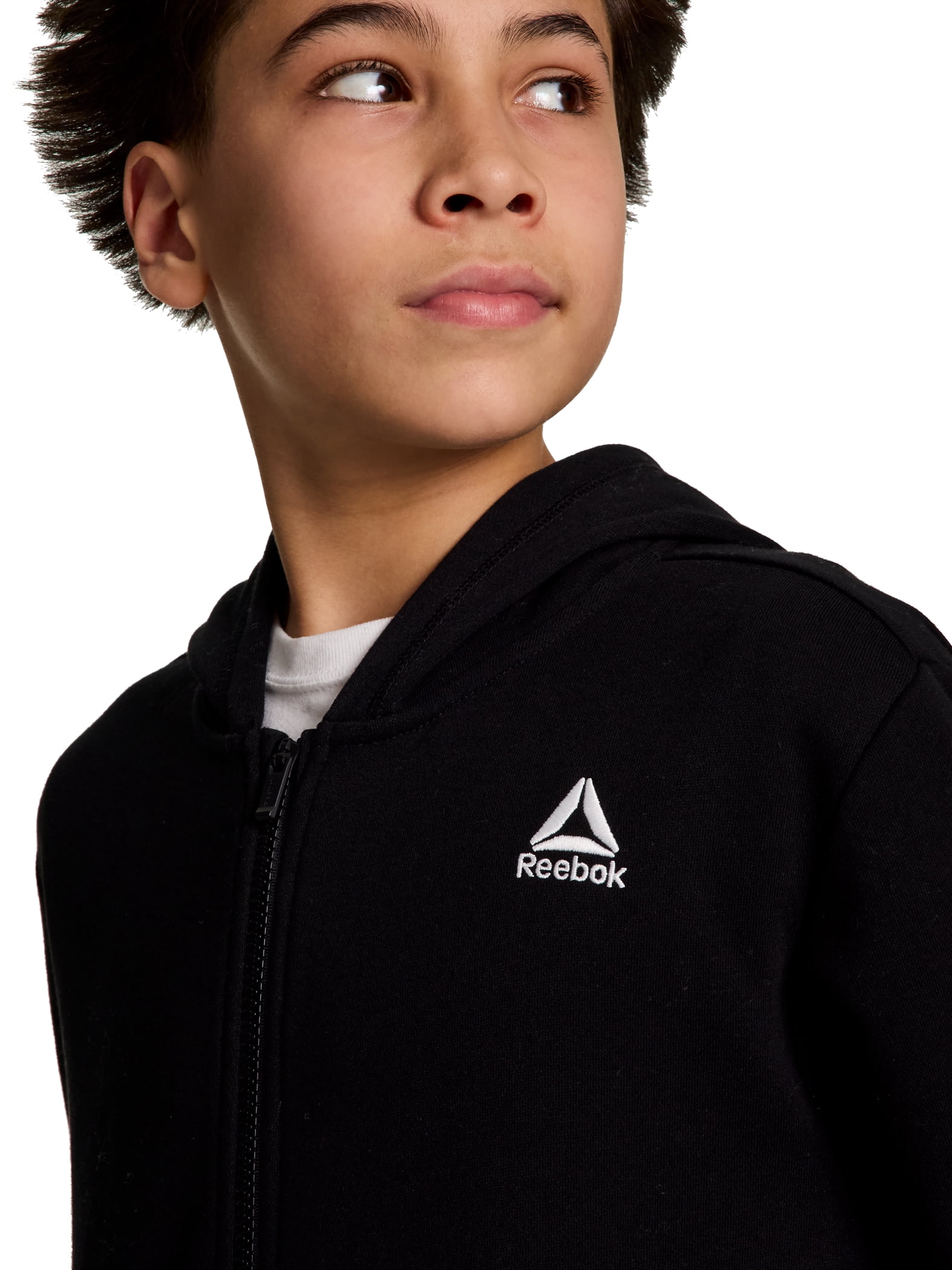 Reebok Boy's Game Day Performance Full-Zip Fleece Hoodie, Sizes 4-18