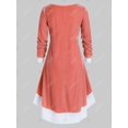 thumbnail image 2 of Más el tamaño de las lentejuelas Vestido alto-bajo terciopelo Rosegal vestidos de fiesta tallas grandes, 2 of 5