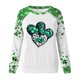 thumbnail image 5 of TaTaai Womens St Patricks Day Print Raglan Sleeve Sweatshirt Long Sleeve Crewneck Casual Loose Fit Pullover Holiday Top Gift, 5 of 5