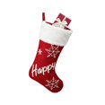 thumbnail image 1 of Calcetines navideños de Papá Noel, muñeco de nieve, alce, bolsa de regalo de dulces, adorno colgante, 1 of 4
