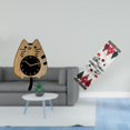 thumbnail image 2 of Reloj de pared decorativo con forma de gato, reloj colgante para sala de estar, reloj de madera moderno, decoración acrílica, de mesa navideño, 2 of 8