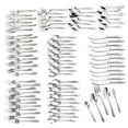 thumbnail image 6 of Cambridge Silversmiths Swirl Sand 89-Piece Stainless Steel Flatware Set (Service for 12), 6 of 7