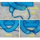 thumbnail image 5 of 1 Uds babero para adultos con bolsillo babero lavable impermeable para adultos mayores babero de plástico para adultos hombre mujer azul, 5 of 5