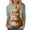 Multicolor, variant on Hueook Long Sleeve Shirts for Womens T Shirts Ladies' St. Patrick's Day Printed Round Neck Three Quarter Sleeve 3/4 Sleeve T-shirt Loose Multicolor 3X