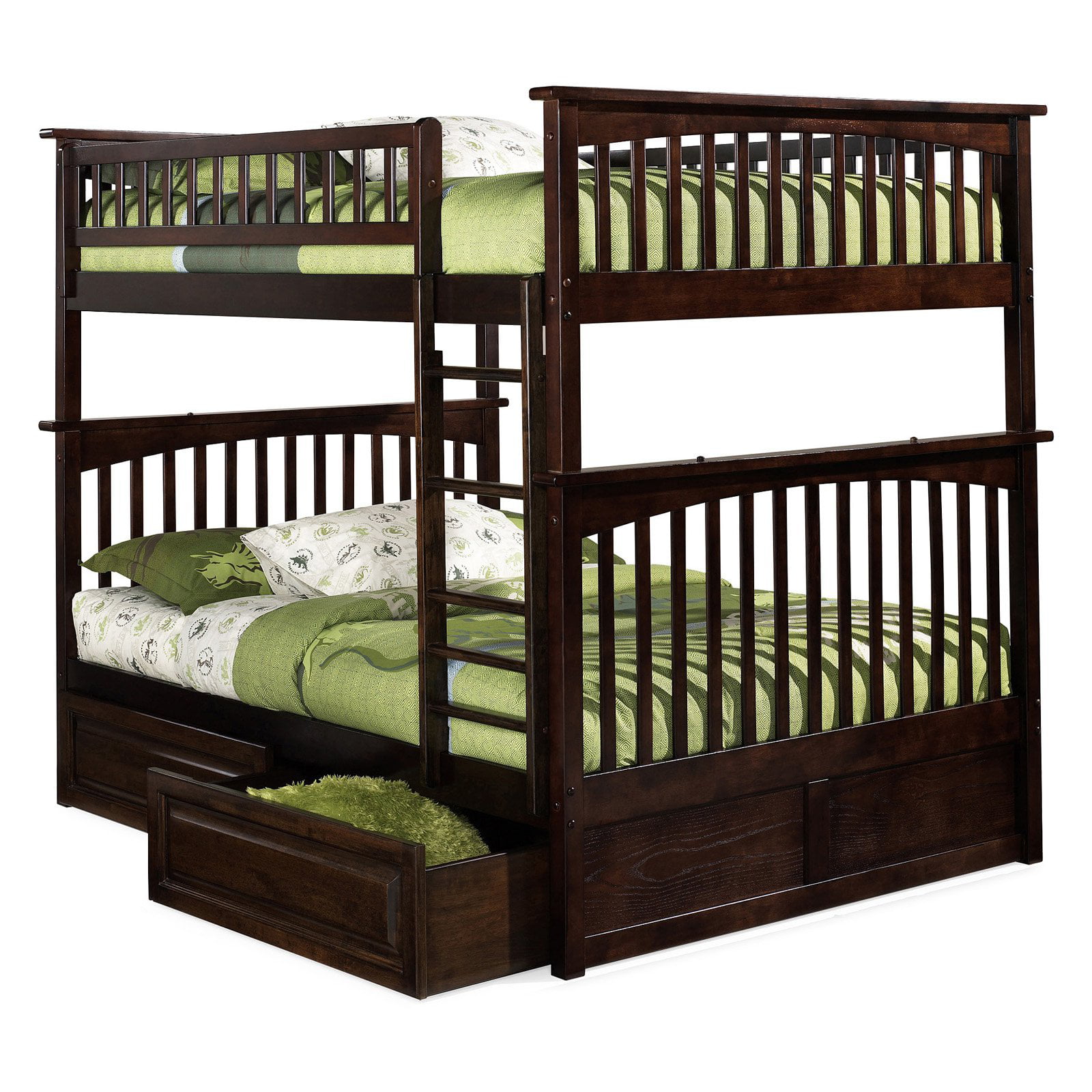 Atlantic Furniture Columbia Full Over, Versaloft Mission Twin Over Full Bunk Bed