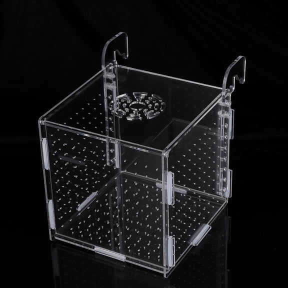 Toyvian Box Aquarium Acrylic Transparent 1Pcs