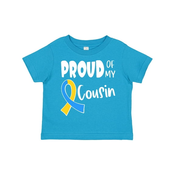 Inktastic Proud of My Cousin Down Syndrome Awareness Boys or Girls Toddler T-Shirt