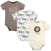 Hudson Baby Cotton Short Sleeve Bodysuits, 3-Pack, Sizes Newborn-24 Months