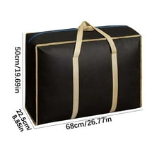 Extra Large Moving Bags,Heavy Duty Packing Storage Bags,Oversized Clothes Quilt Organizer,Durable Spun Cloth Luggage Bag,Reusable Moving Box Alternative For Dorm
