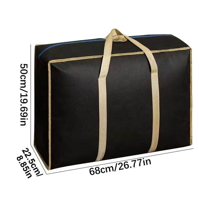QTOCIO Oversized Moving Bags Packing Bags School Luggage Clothes Packing Bags Quilt Storage Organising Spun Cloth Bags