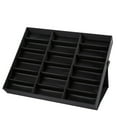 thumbnail image 2 of Caja expositora de gafas NikouMX 18 rejillas organizador de gafas color Negro, 2 of 8
