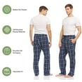DARESAY 3 Pack Plaid Pajama Pants For Men Mens Flannel Pajama Pants