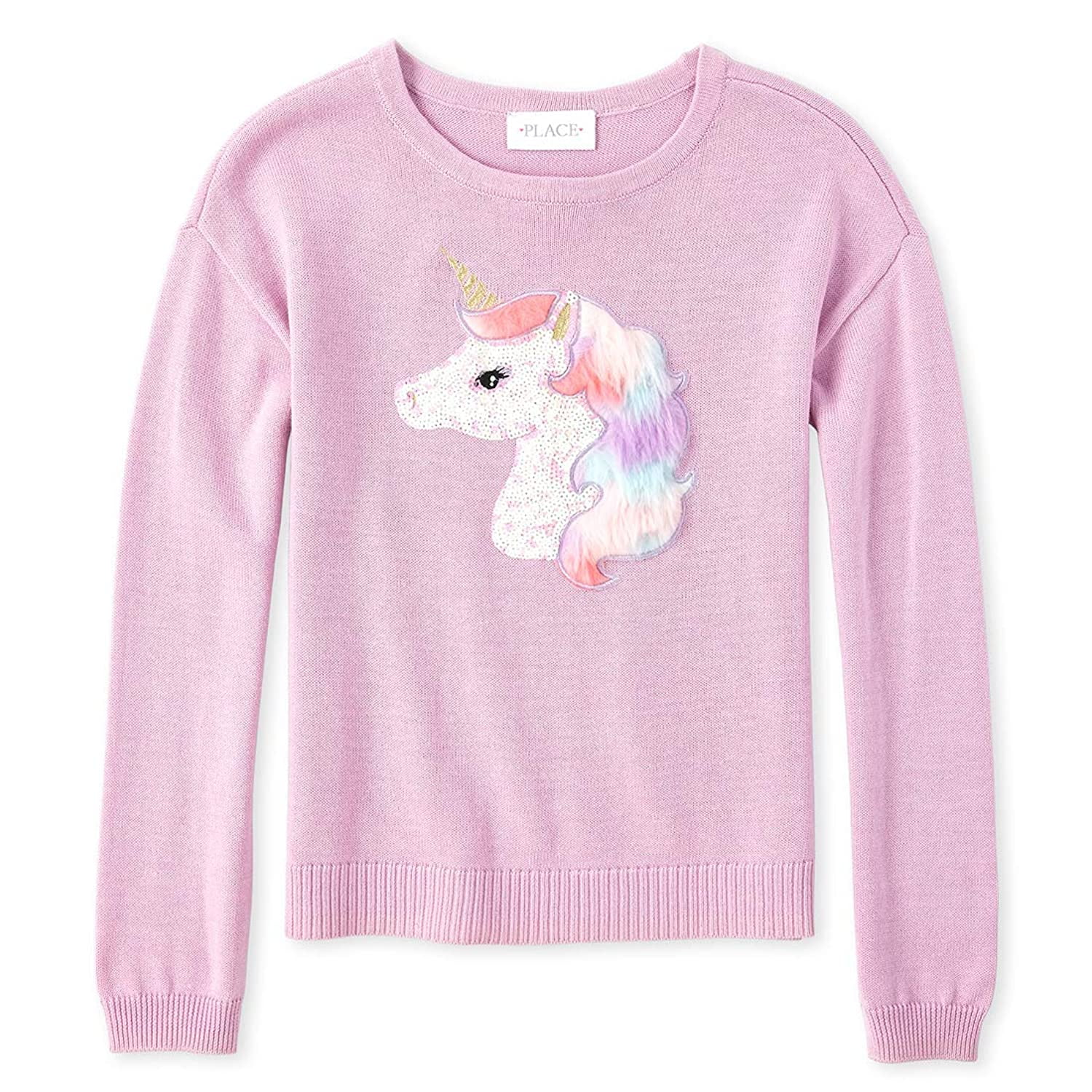 The Childrens Place Girls Graphic Sweater