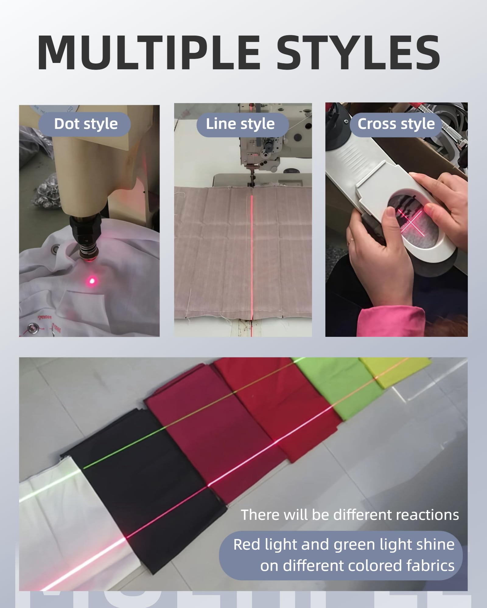 Guide Laser Pour Machine à Coudre – Projecteur Réglable Point/ligne/croix – Alignement Précis Couture - 3