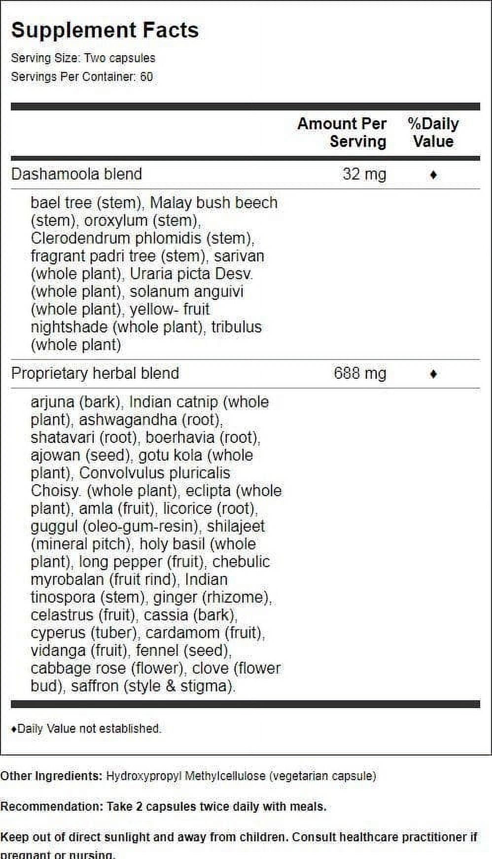 Himalaya HeartCare - Herbal Heart Health Supplements with Ashwagandha and Amla - Vegan,720 mg, 120 Capsules