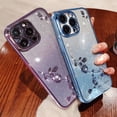 thumbnail image 3 of Samsung Galaxy A14 A24 4G A34 5G A54 M54 M14 M53 M33 M23 M13 A04 E A13 A23 A33 A53 A73 Gradiante Colorful Diamond Flower, 3 of 4