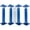 Blue 4-pack, variant on Boupower Adjustable House Floor Jacks 2 Pack, 11023 Lbs Capacity, 11-16 Inch Heavy Duty Floor Jack Post for Leveling Support