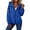 ZZ15-Blue-Waterproof Zip Up Hoodie, variant on DDAPJ pyju Women's Raincoats Lightweight Waterproof Rain Jackets Adjustable Drawstring Hooded Windbreaker with Pockets for Travel Outdoor Cycling Hiking Running S