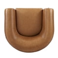 thumbnail image 6 of NPD Furniture Cordelia Faux Leather Accent Arm Chair in Vintage Cider, 6 of 12