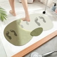 thumbnail image 5 of sruoe Bath Mat Rugs, Bath Mats for Bathroom Floor, Extra Absorbent Quick Dry Bathroom Mats, Washable Bath Rugs and Mats, Bath Carpet for Shower, Rubber, Green, 5 of 6
