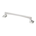 thumbnail image 1 of Topex Designs 9-1335012835 128 mm. Thin Square Transitional Cabinet Pull - Satin Nickel, 1 of 1