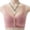 35-Hot Pink, variant on YWDJ Push up Bras for Women Plus Size Wide Back Wide Strap Front Closure Comfy Bras No Wire Lounge Bras Full Coverage Wrap Comfortable Bras Padded Plus Size Bras Button Solid Bras Pink L