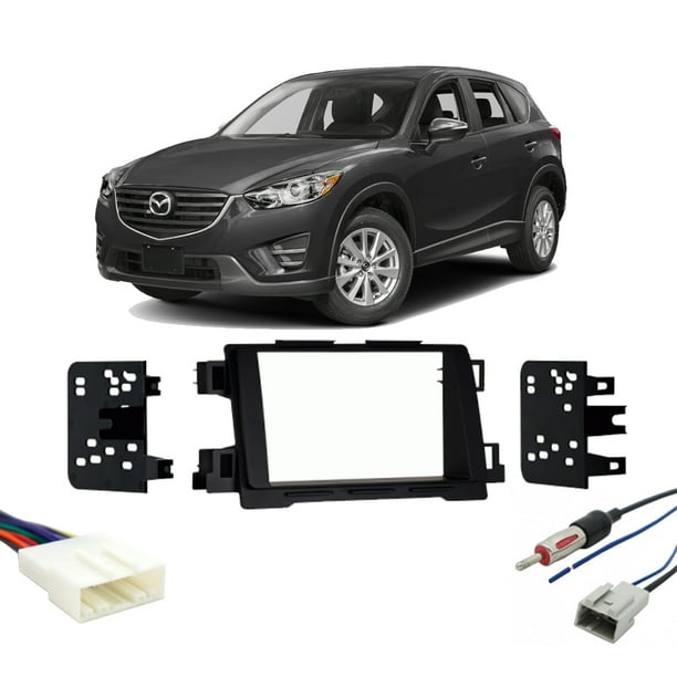 Mazda CX5 2016 Double DIN Stereo Harness Radio Install Dash Kit