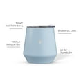 thumbnail image 5 of JoyJolt Vacuum Insulated Stemless Wine Tumbler with Lid - 12 oz - Blue, 5 of 7