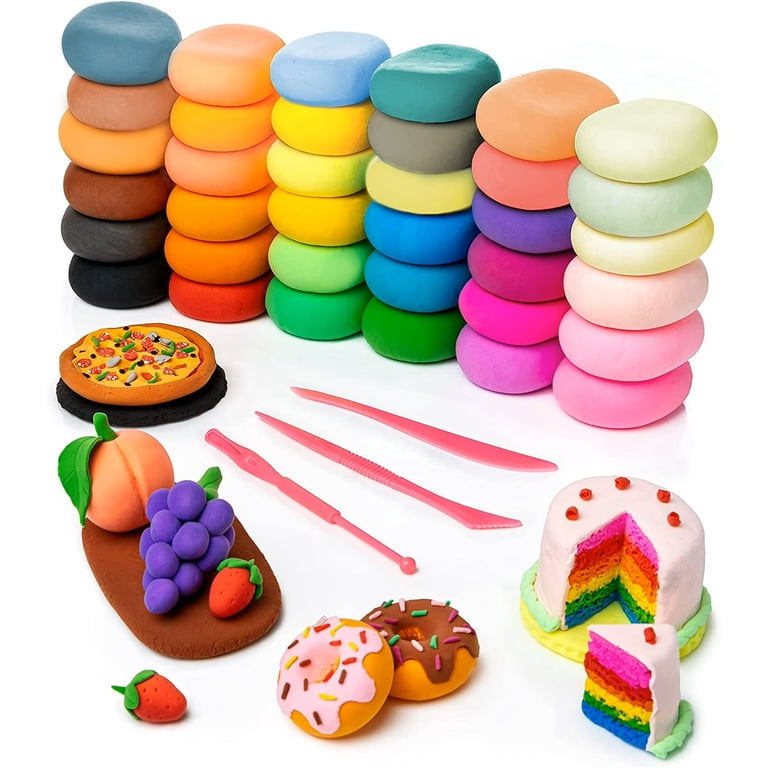 LTONLINE Air Dry Clay Kit, 36 Colors with Sculpting Tools photo 1