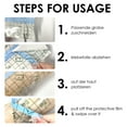 2 Pack Waterproof Bandages - Large Bandages for Wound Care, Tattoos, Post Surgical - Changes