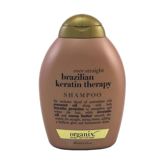 Organix Ever Straight Defrizzant Brazilian Keratin Therapy Shampoo - 13 oz
