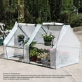 thumbnail image 3 of Tente de Serre de Jardin Cadre en Acier Résistant Portable pour Jardinage Intérieur Extérieur, 3 of 7