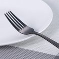 thumbnail image 4 of Black Silverware Set Stainless Steel Reusable Mirror Polished Flatware Set 30 Pieces, Utensil Service for 6, Tableware Cutlery Set for Home Kitchen Hotel Restaurant, Dishwasher safe, 4 of 8