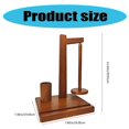 thumbnail image 3 of Yarn Holder for Knitting and Crocheting Wood Yarn Dispenser with Magnetic Twirling Mechanism and Slip Resistant Base, 3 of 5