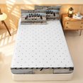 thumbnail image 4 of Erosebridal Happy Camping Zipper Full Size Comforter Sets with Fitted Sheet and 2 Pillowcases for Girls, Camper Zipper Bedding Set, Reversible, 4 of 7