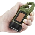 thumbnail image 2 of YaoHui Yellow - Green，2 Pack Hand Crank Flashlight, Solar Powered Rechargeable LED Emergency Flashlight, Outdoor Sports Survival Dynamo Torch, 2 of 7