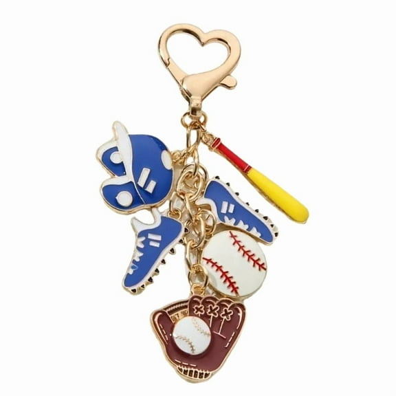 Lovely Sports Shape Keychain Novel Designs Decoration for Boys Girls Men Women for Wallets Backpacks and Gifts