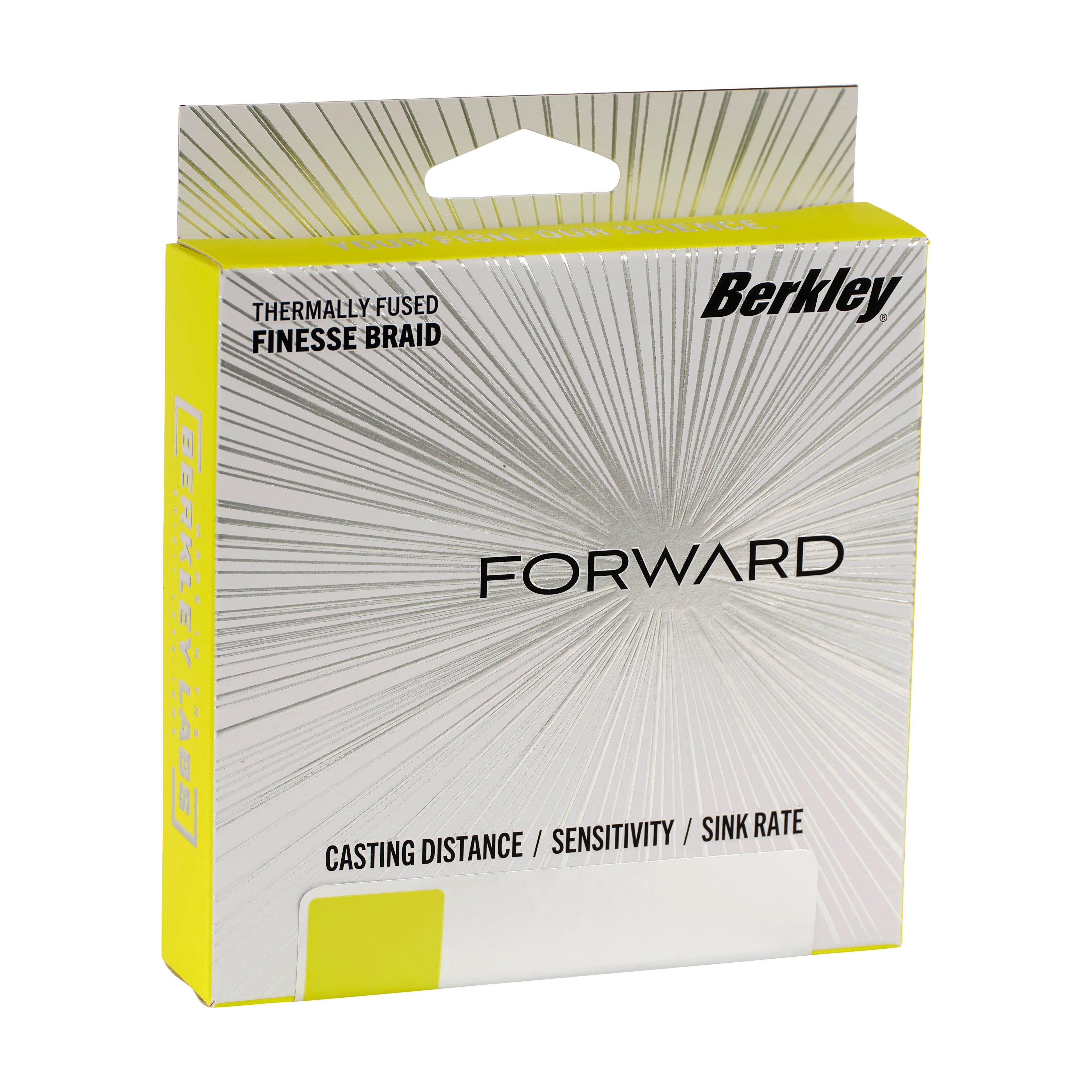 Berkley Forward Braid Fishing Line, Flame Green, 10 lb Test Strength, 150 yd