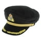 thumbnail image 2 of Sombrero de Sombrero Sombrero de Sombrero marino Yate Barco Fiesta de disfraces Todos Niño negro Hugo sombrero de capitán niño adulto, 2 of 10