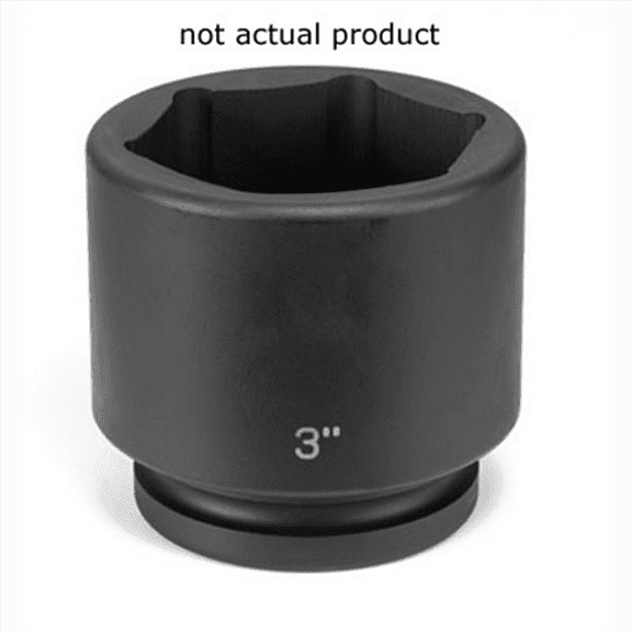 Grey Pneumatic 1" Drive x 3-1/4" Standard Socket