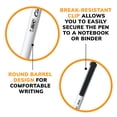 thumbnail image 4 of BIC Clic Stic Retractable Ball Pen, Versatile Medium Point, Black, 60 Count, 4 of 8