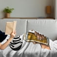 thumbnail image 3 of Alcohol Soft Flannel Fleece Throw Blanket, Female and Male Hands Holding and Clinking with 2 Beer Glasses Cheers Lettering, Cozy Plush for Indoor and Outdoor Use, 60" x 80", Multicolor, by Ambesonne, 3 of 5