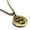 Gold, variant on Stainless Steel Persian Immortal Warrior Champion Round Medallion Pendant Necklace