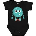 thumbnail image 3 of Inktastic Furry Monster, Little Monster, Blue Monster Boys or Girls Baby Bodysuit, 3 of 5