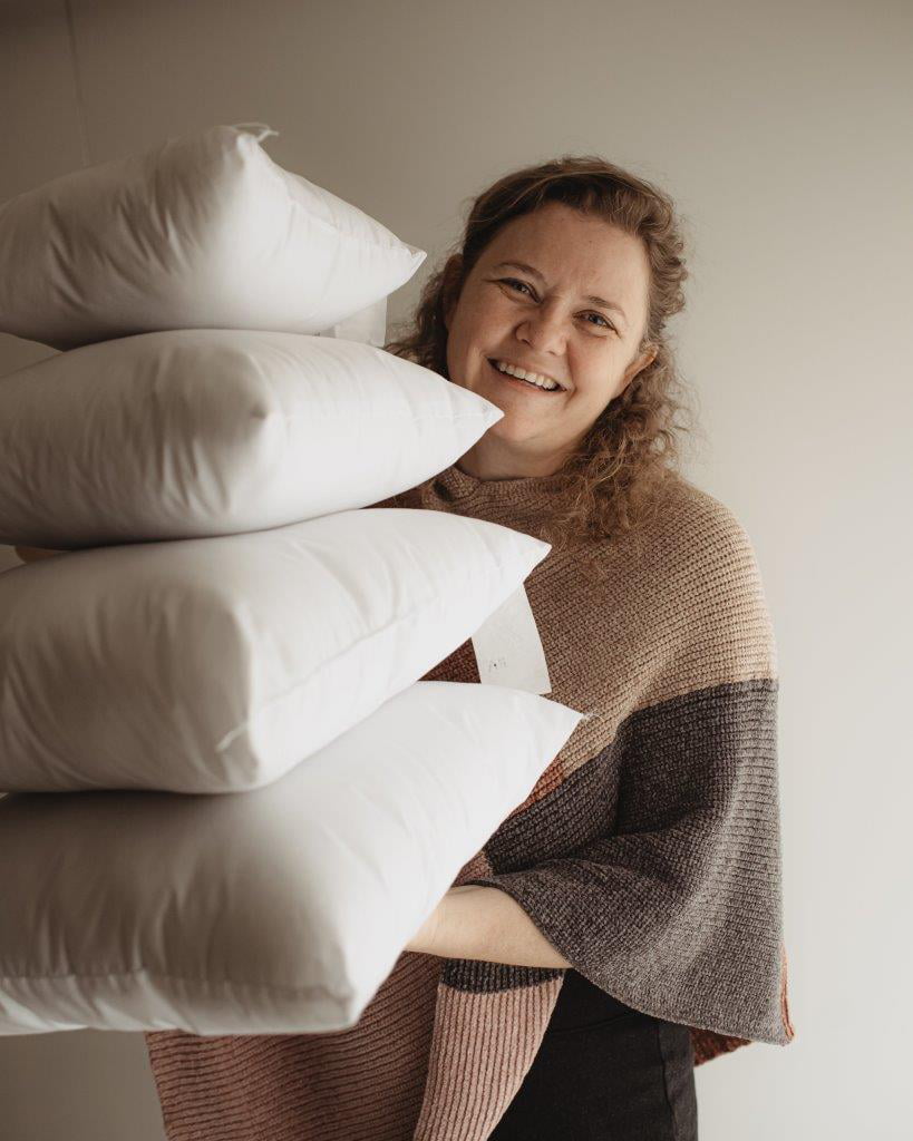 Plain White Cotton Pillow Cover | 8x8 10x10 12x12 14x14 16x16 18x18 20x20  22x22 24x24 Size