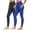 Blue, variant on 2pcs Womens Yoga Pants with Pockets High Waisted Belly Control, Workout Compression Leggings for Gym Running Fitness